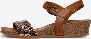 Bayton - Sandalias 'Wodonga' en marrón: frente