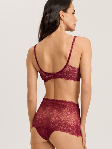 Hanro Bralette Bra ' Solene ' in Red