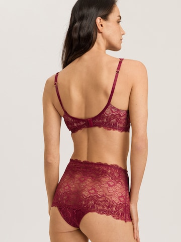 Hanro Bralette Bra ' Solene ' in Red