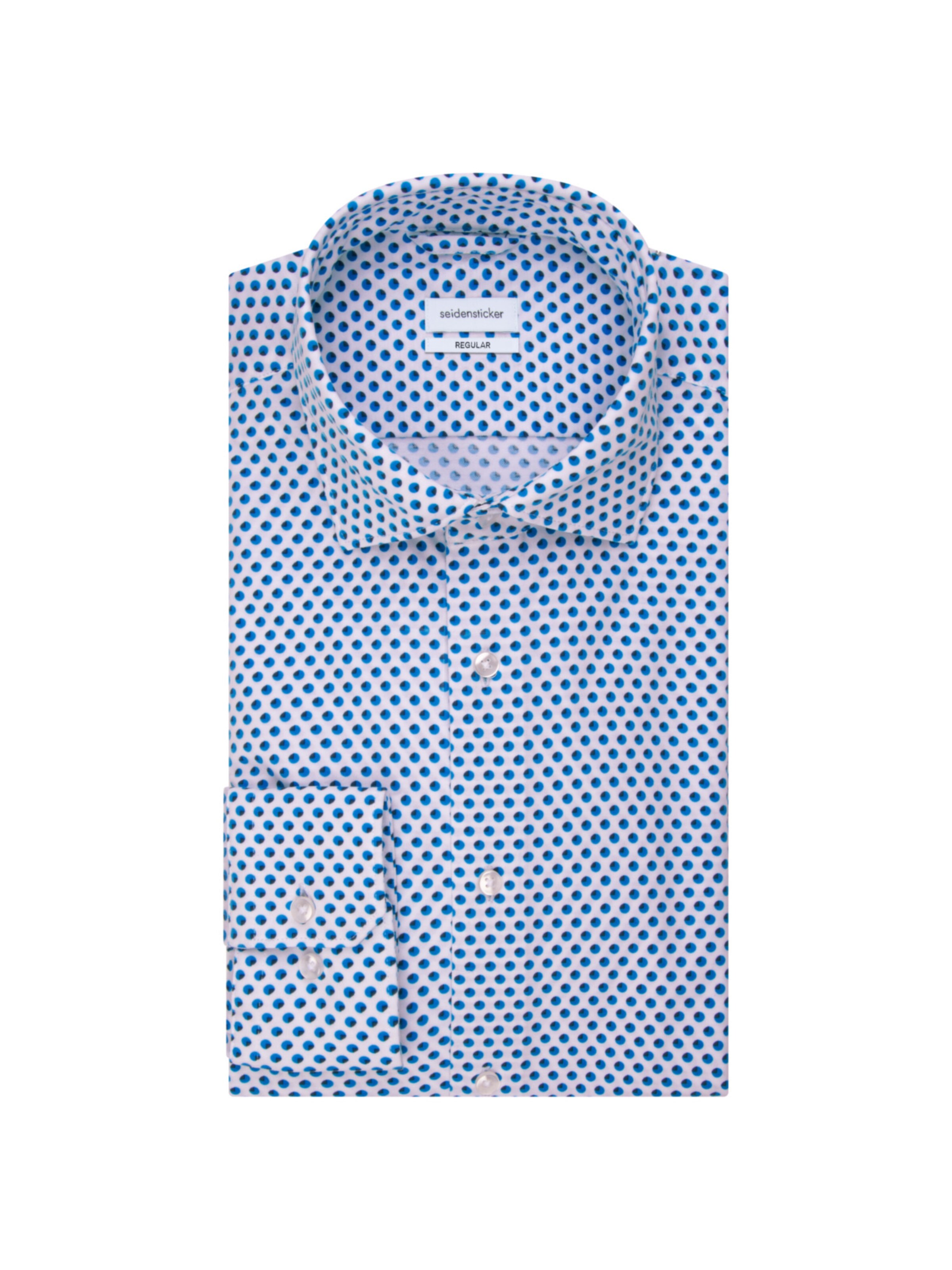 Männer Hemden SEIDENSTICKER Hemd in Blau - QY11912