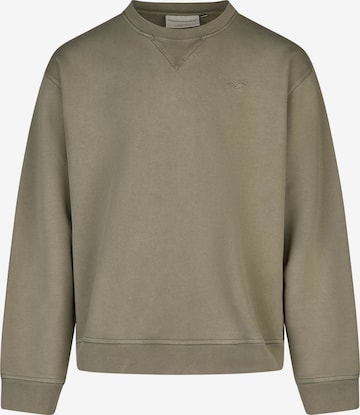 Cleptomanicx Sweatshirt 'Ligull Washed' in Green: front