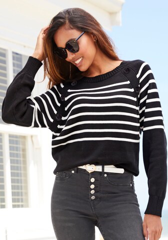 VIVANCE Pullover in Schwarz