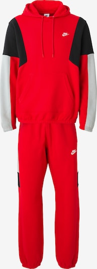 Treningas 'CLUB FLEECE' iš Nike Sportswear, spalva – raudona / juoda / balta, Prekių apžvalga