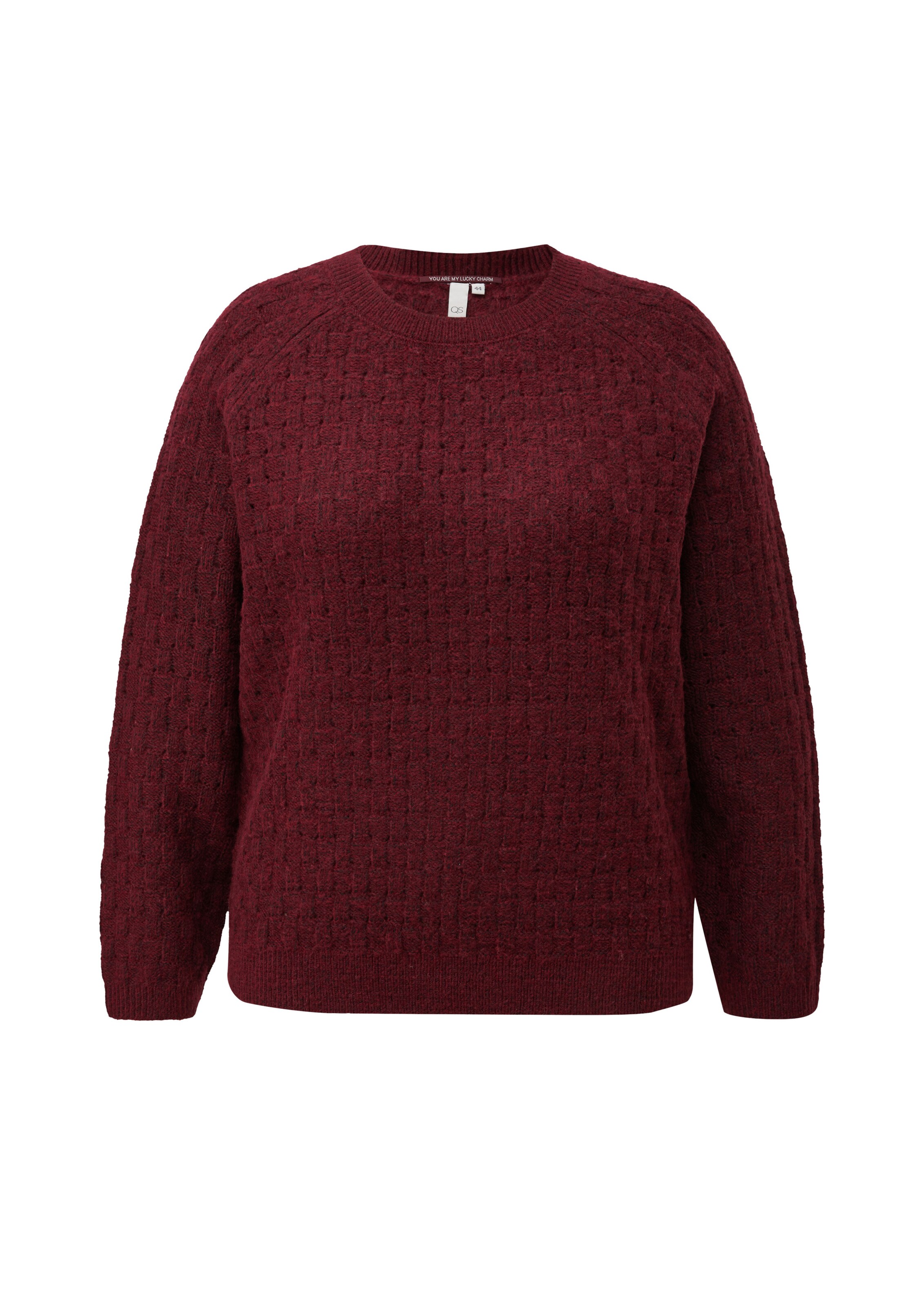 Pull-over QS en rouge : devant