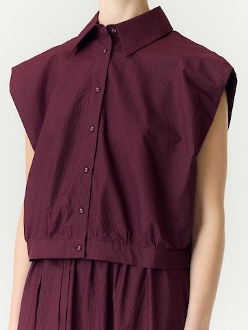 Camicia da donna 'YASTimber' di YAS in rosso