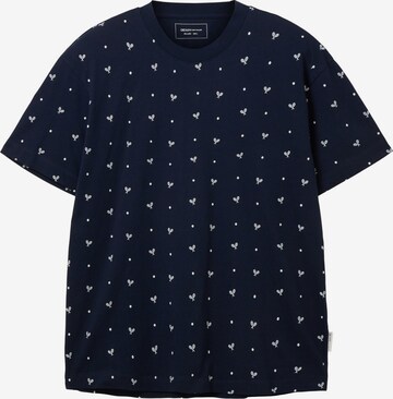 T-Shirt TOM TAILOR DENIM en bleu : devant