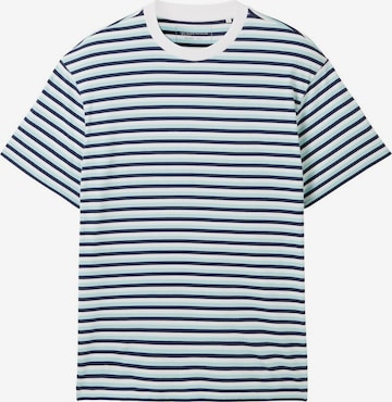 T-Shirt TOM TAILOR DENIM en bleu : devant