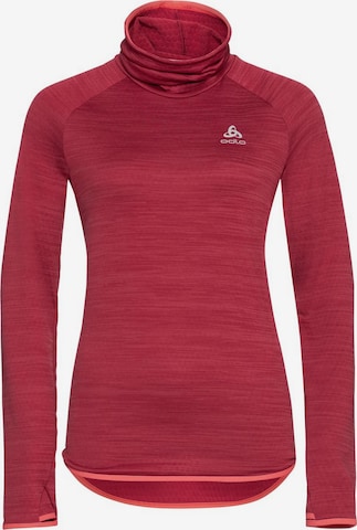 ODLO - Camisa funcionais 'Run Easy' em vermelho: frente