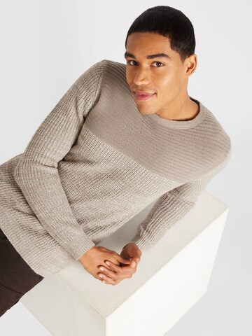 BRAVE SOUL Sweater in Beige