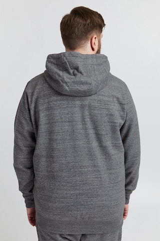 BLEND Kapuzensweatshirtjac 'Velno' in Grau