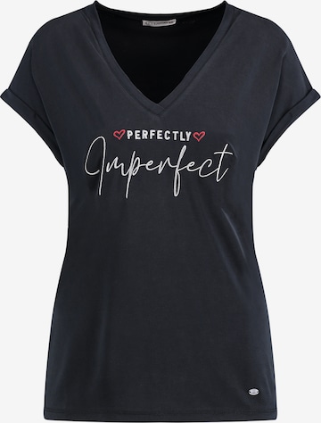 Key Largo Shirt 'PERFECTLY' in Zwart: voorkant