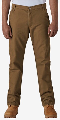 DICKIES Regular Pants in Brown: front