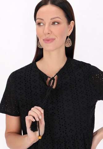 Usha - Vestido em preto
