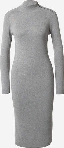 COMMA Knitted dress in Grey: front