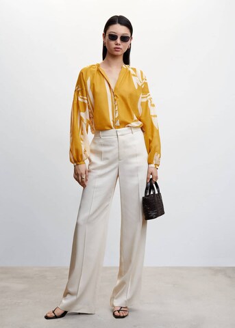 MANGO Blouse 'Oliva' in Yellow