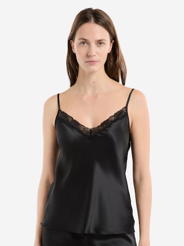 Camicia da notte 'Milky' di ETAM in nero: frontale