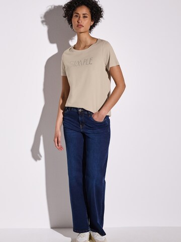 T-shirt 'SIMPLE' STREET ONE en beige