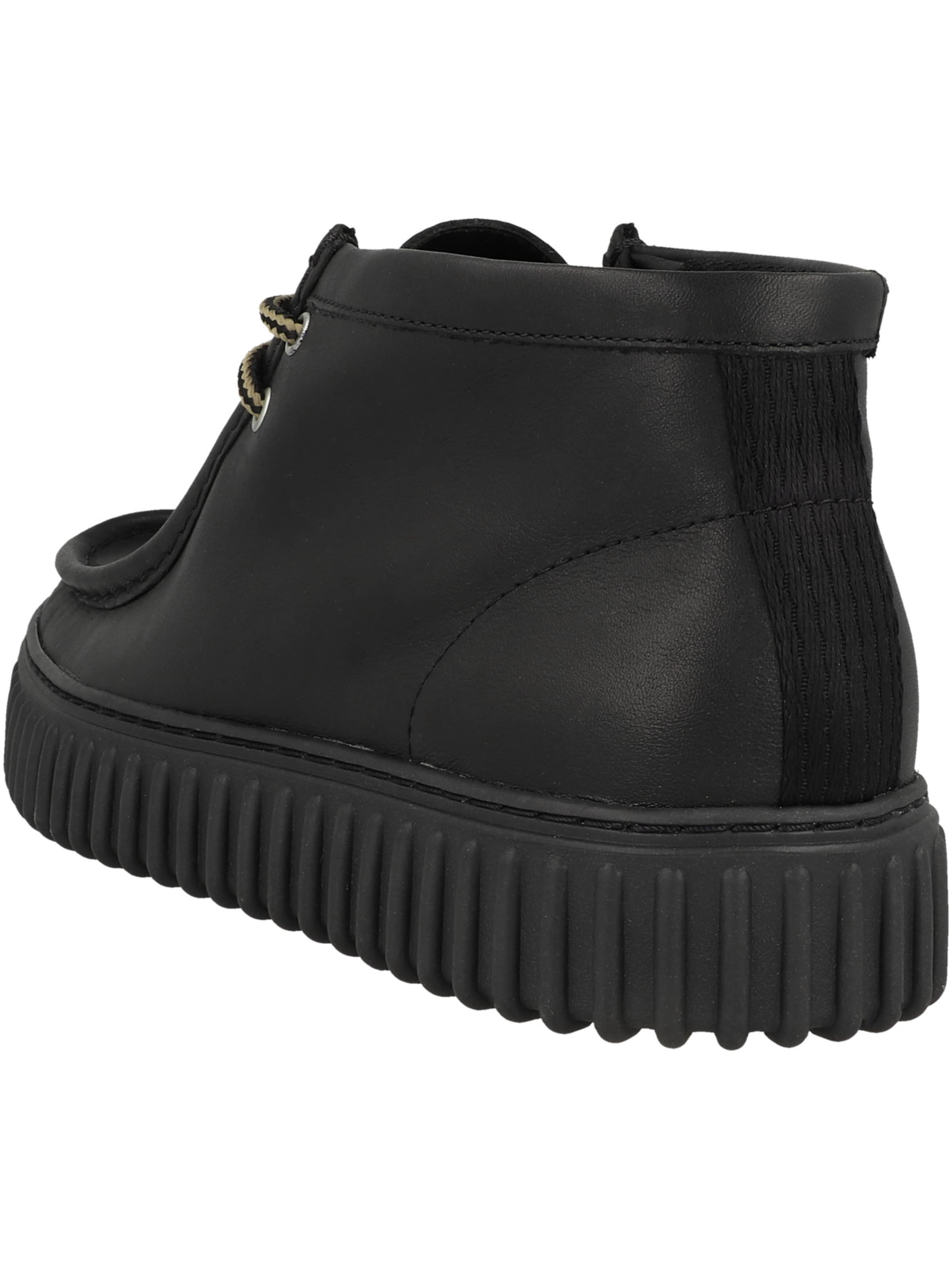 CLARKS Snøresko 'Torhill Hi' i sort