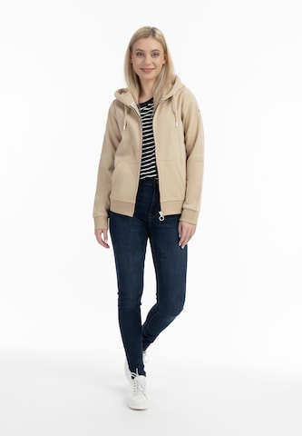 DreiMaster Maritim Sweatjacke 'Kilata' in Beige