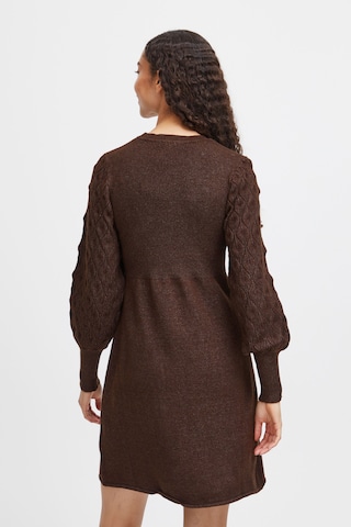 b.young Knitted dress 'Nonina' in Brown