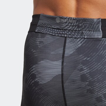 Skinny Pantalon de sport 'Adizero Saturday' ADIDAS PERFORMANCE en noir