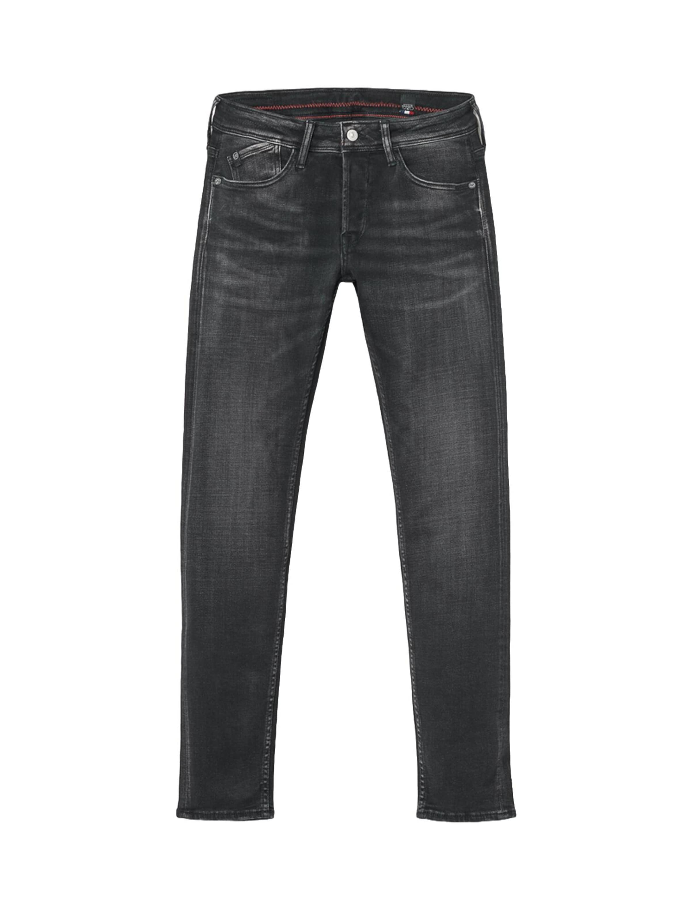 Le Temps Des Cerises Slim fit Jeans '700/11' in Black: front