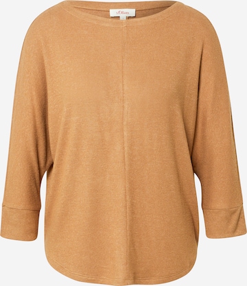 s.Oliver Shirt in Brown: front