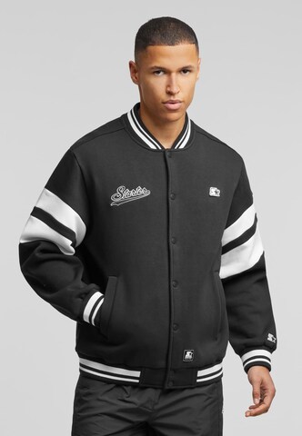 Starter Black Label Overgangsjakke i sort: forside