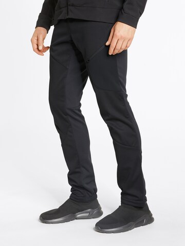 ZIENER Regular Workout Pants 'NEBIL' in Black