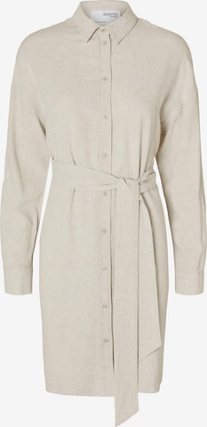 SELECTED FEMME Shirt Dress 'VIVA-TONIA' in Beige: front