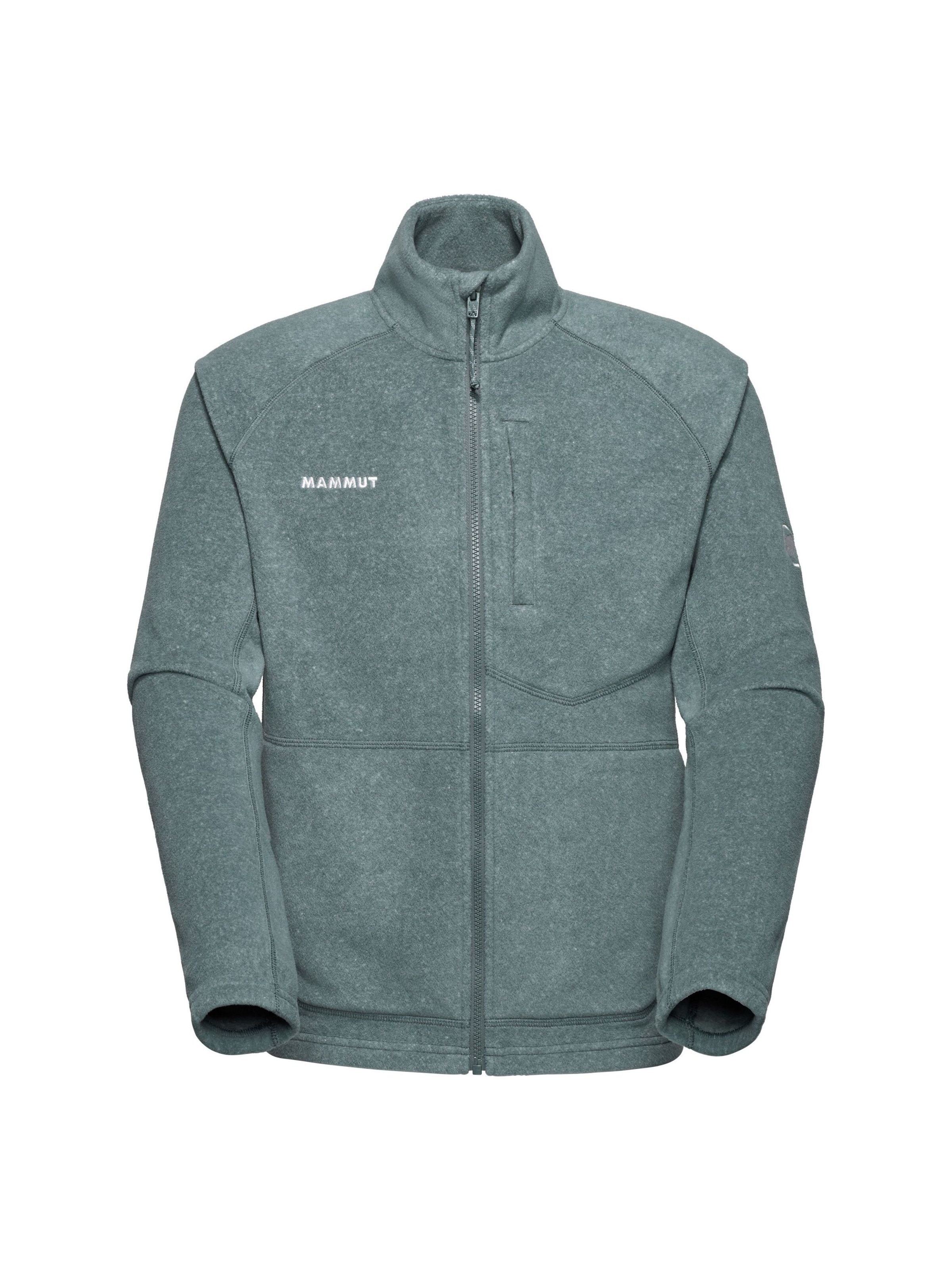 MAMMUT Funktionsfleecejacke 'Tamaro Pro' in Grau: Vorderseite