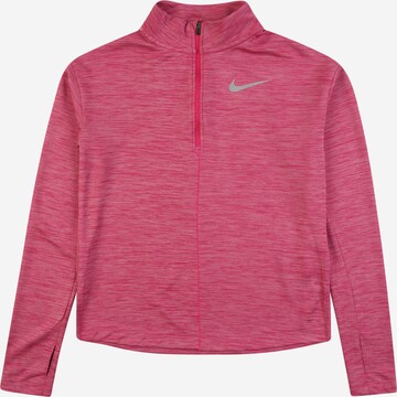 Veste de sport NIKE en rose : devant