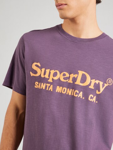 Superdry Μπλουζάκι 'VENUE' σε λιλά