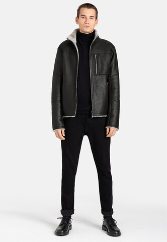 Werner Christ Lammfelljacke in Schwarz