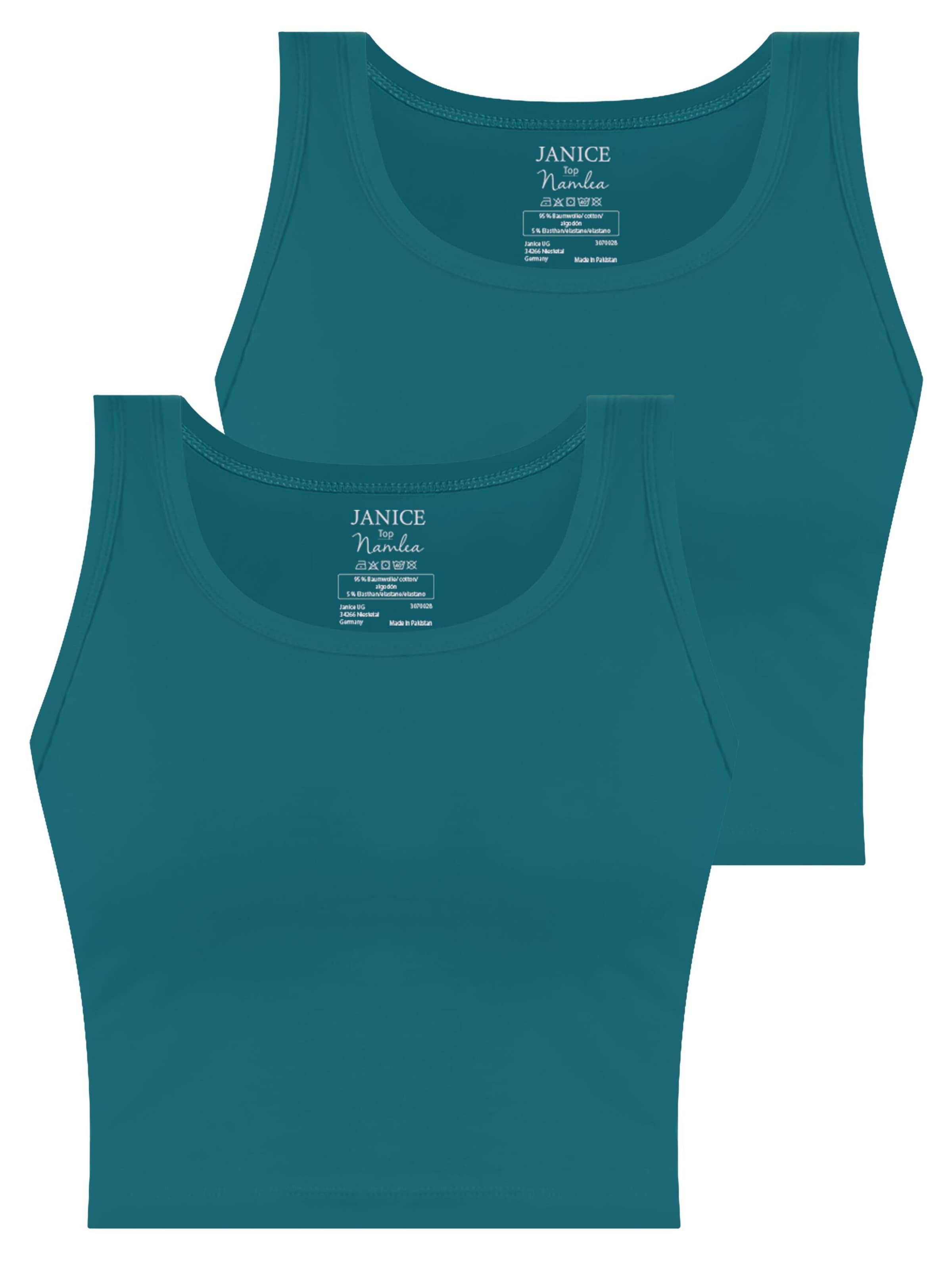 Top 'Namlea' di Janice in verde: frontale