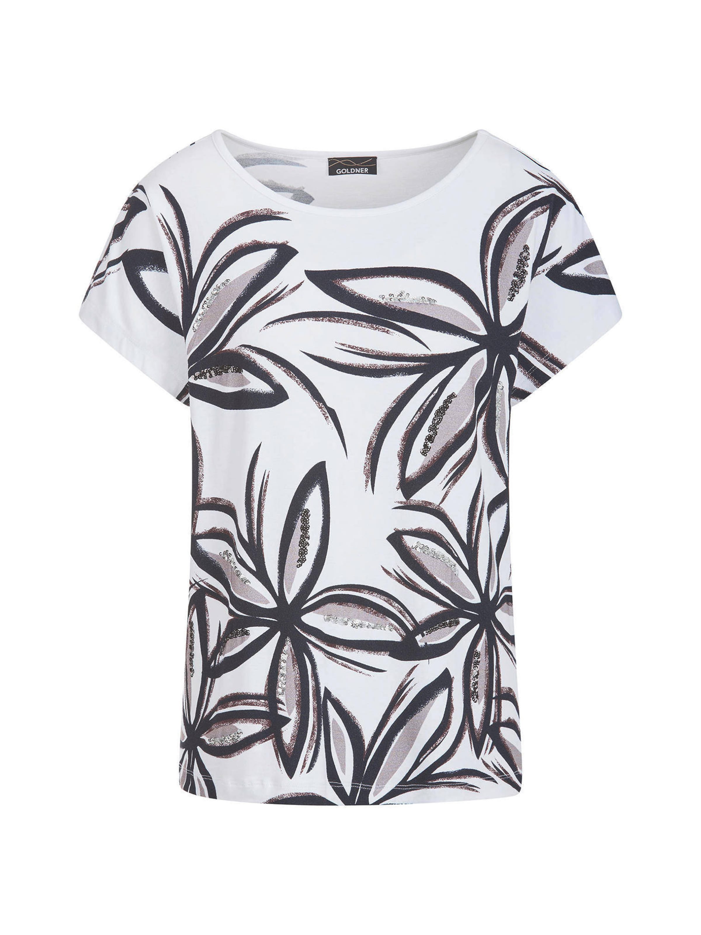 T-shirt Goldner en blanc : devant