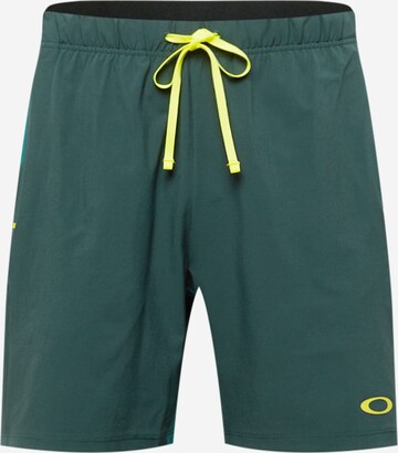 Regular Pantalon de sport OAKLEY en vert : devant