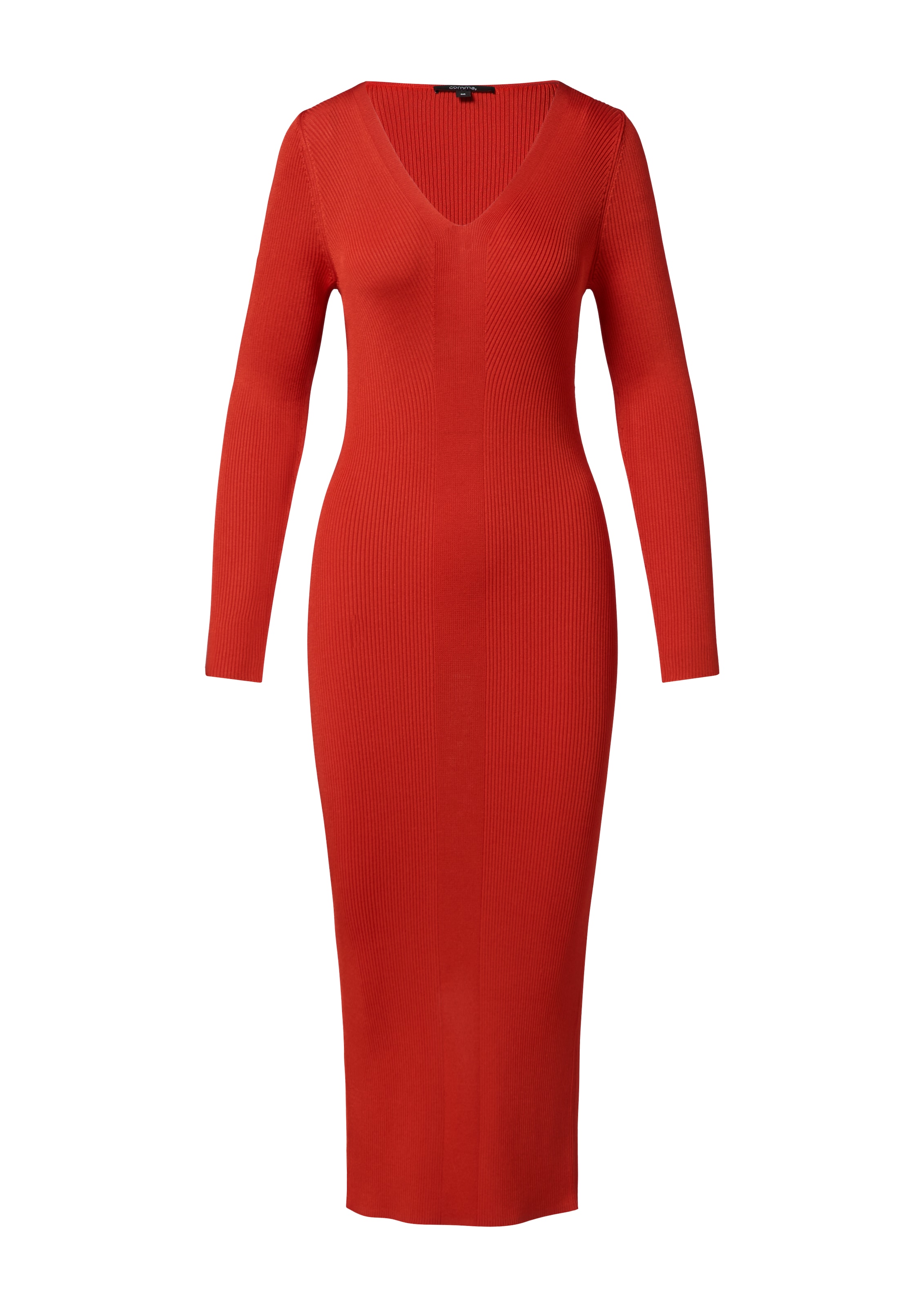 COMMA Kleid in Rot: Vorderseite