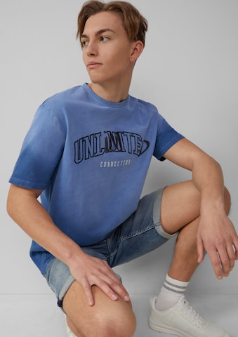 QS Shirt in Blauw