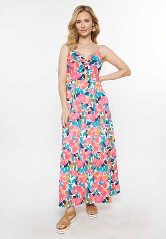 Usha Summer Dress 'Spring Summer' in Pink: front