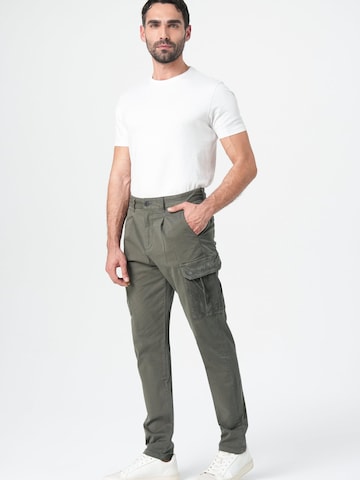 M.O.D MIRACLE OF DENIM - Tapered Pantalón cargo en verde: frente