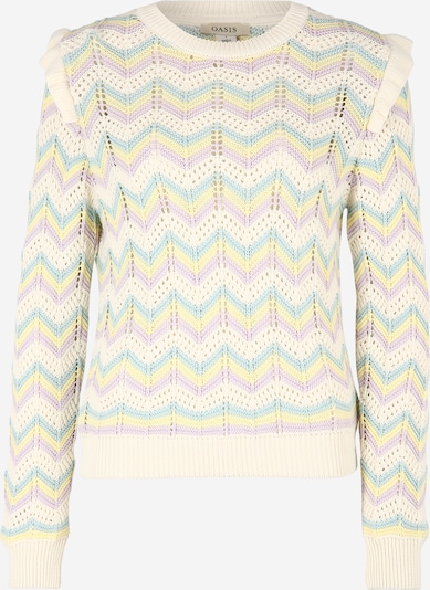 Pulover Oasis pe ecru / galben / verde / roz, Vizualizare produs
