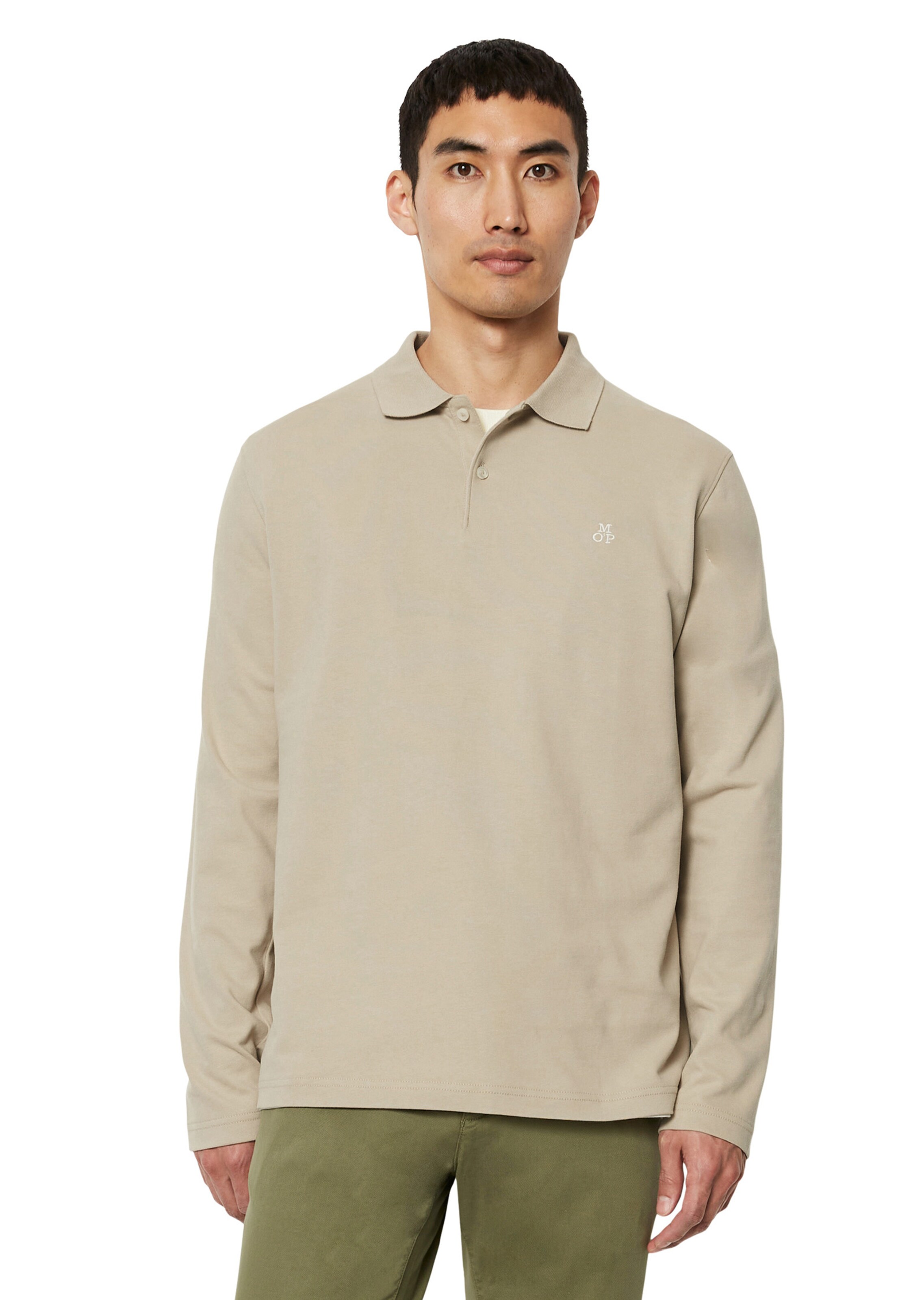 Marc O'Polo Shirt in Beige: voorkant