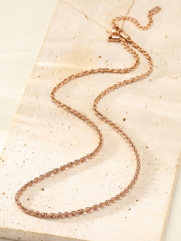 Hey Happiness - Cadena 'Raw Twist' en oro