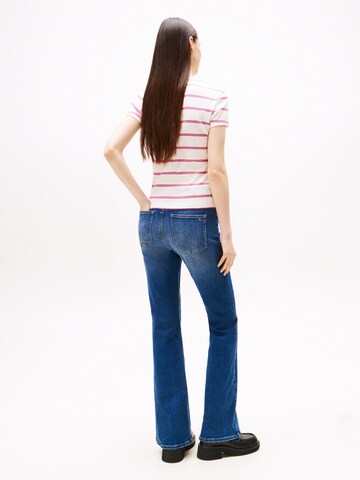 Tommy Jeans Μπλουζάκι 'ESSENTIAL' σε λευκό