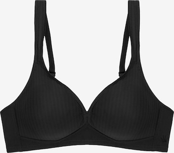 TRIUMPH BH 'Modern Soft & Cotton' in Schwarz: Vorderseite