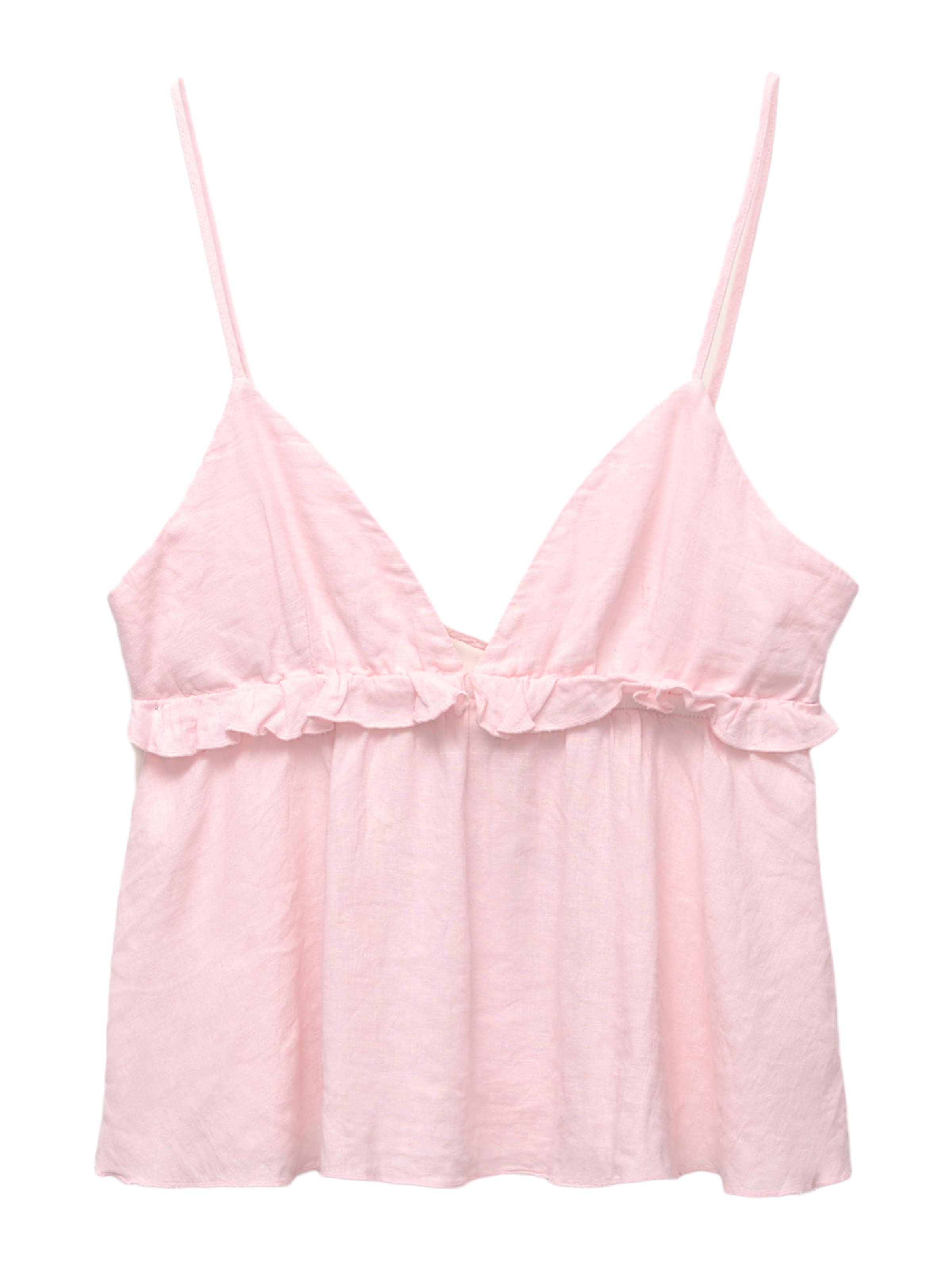 Top di Pull&Bear in rosa: frontale
