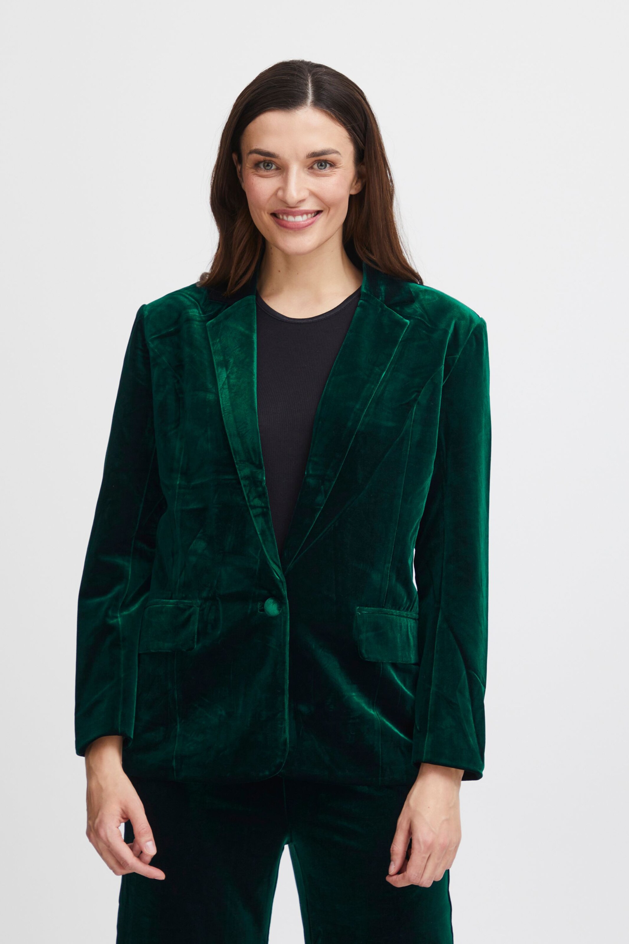 Fransa Blazer Donna in Dunkelgrun ABOUT YOU