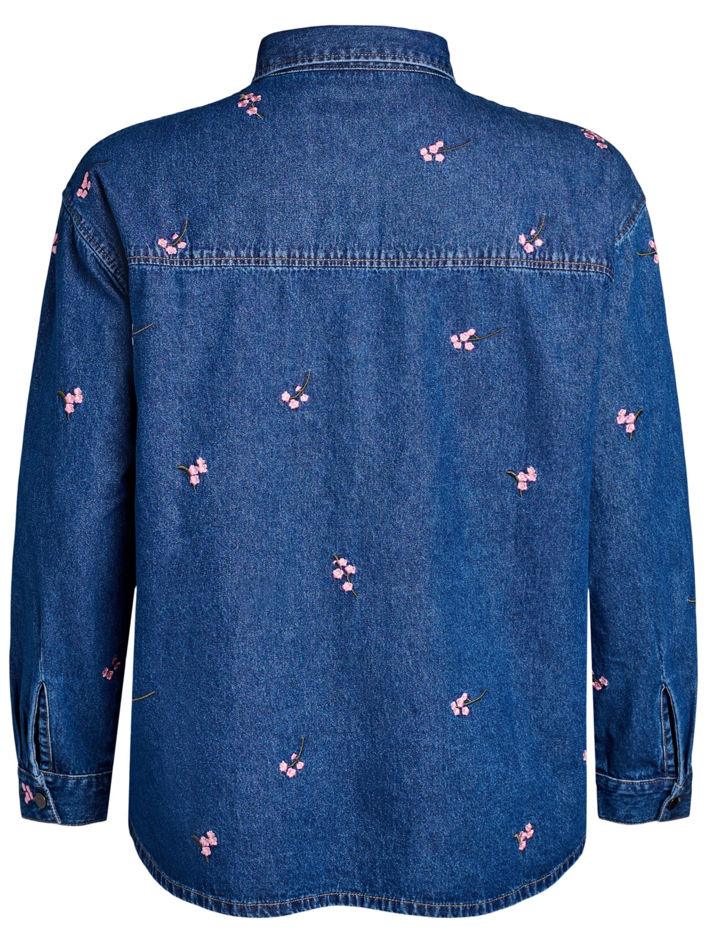 Zizzi Блузка 'Jeva' в Синий