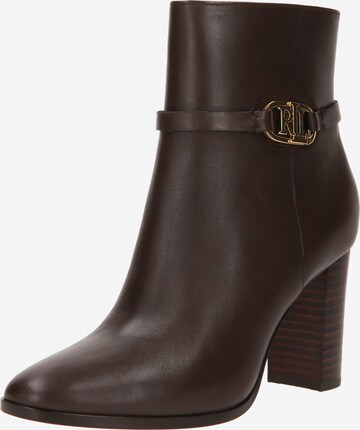 Bottines Lauren Ralph Lauren en marron : devant